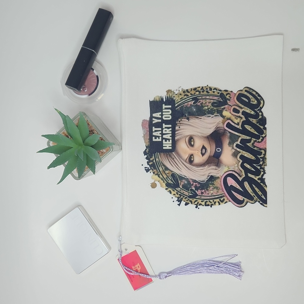 Eat your heart out, Barbie! Cosmetic bag, Make up, Pen case